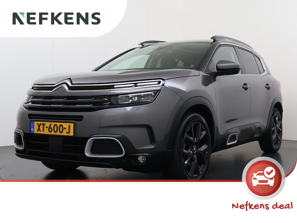 Citroën C5 Aircross Business Plus 130pk | Navigatie | Trekhaak | Panoramisch schuifdak | Elektrische achterklep | Cruise control adaptief | Lichtmetalen wielen | Camera achter | Deels lederen bekleding | Apple Carplay en Android auto