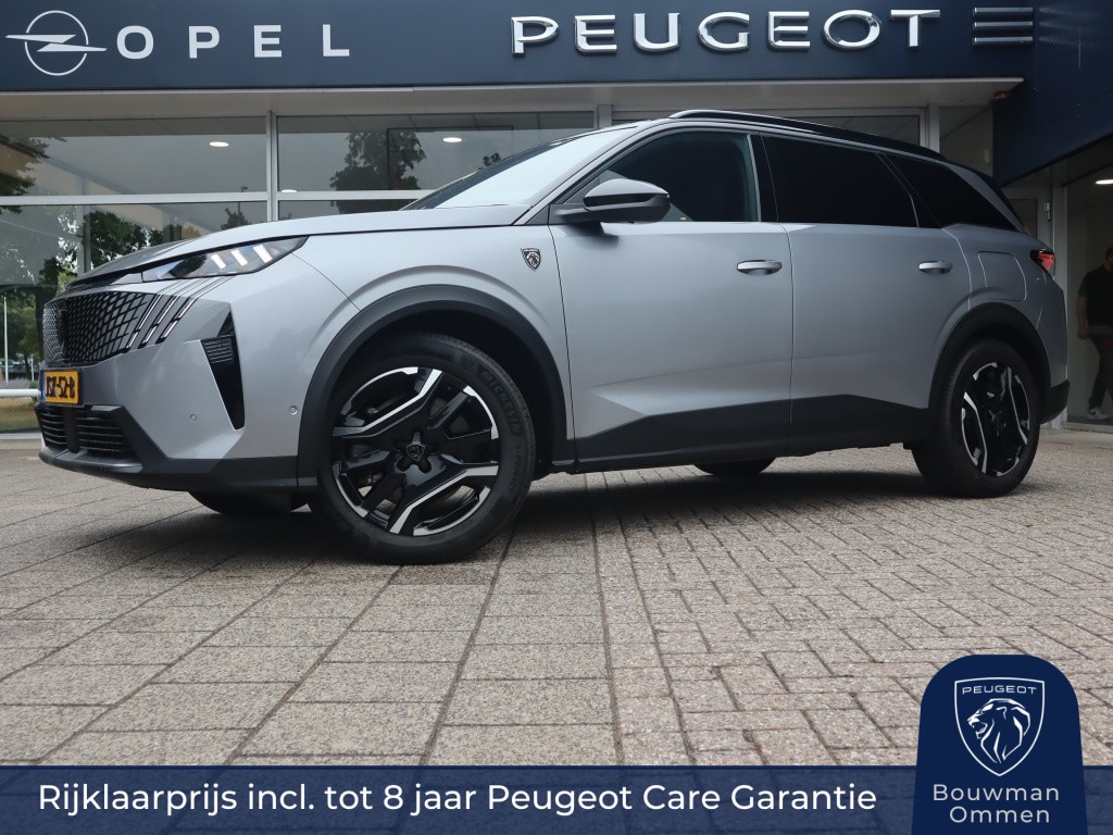 Peugeot 5008 GT Plug-in Hybride 225PK e-DCS7 Automaat 7pers., Rijklaarprijs | Trekhaak afn. | 360 Camera | Panoramadak