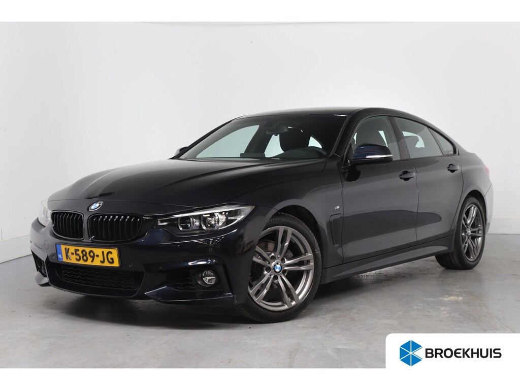 BMW 4-Serie Gran Coupe 418i M-Sport | Dealer Onderhouden! | LED | Sportstoelen | Clima | Parkeersensoren | Elk. Achterklep | Navi | Cruise Control | Stoelverwarming | Lichtmetalen Velgen
