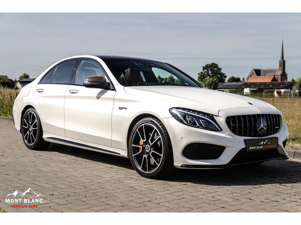Mercedes-Benz C-klasse 450 AMG 4MATIC|Designo|Burmester|Pano.|Carbon|HUD