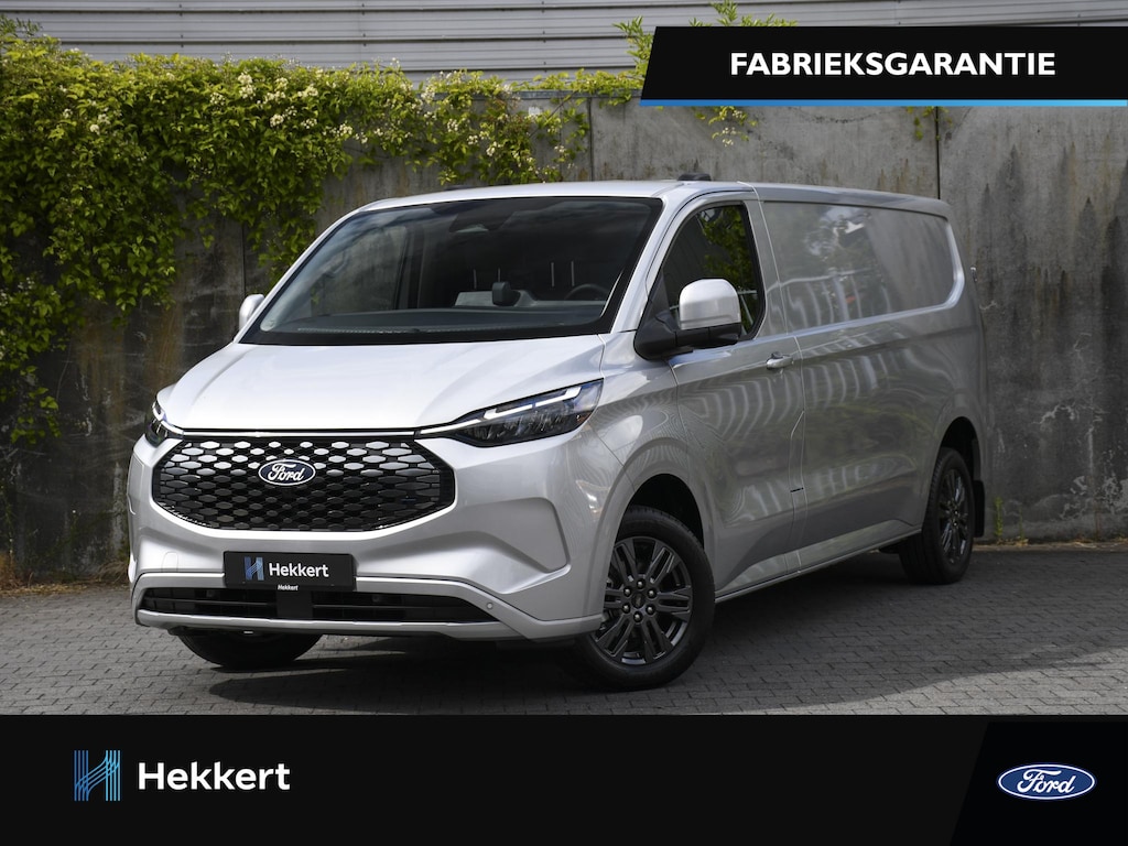 Ford E-Transit Custom 340 L2H1 Limited 65 kWh 218pk Automaat 360° CAM. | 17''LM | ADAPT. CC | DODE HOEK | DAB | NAVI