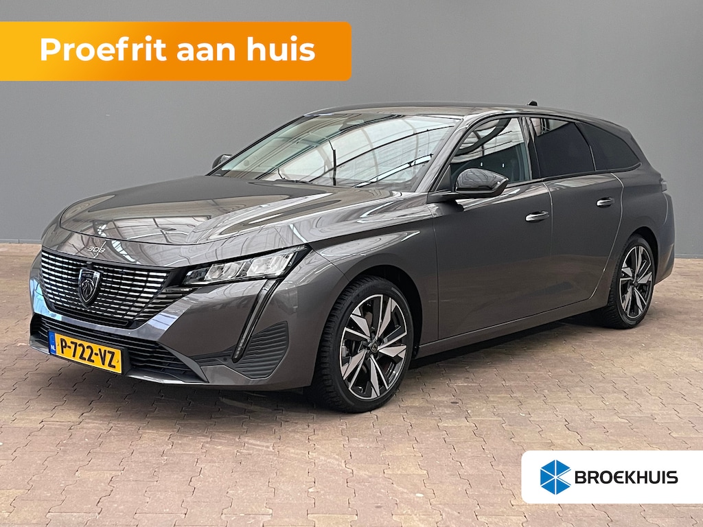 Peugeot 308 SW 1.2 PureTech Allure Camera | Adaptieve Cruise | Parkeersensoren | 17" Lichtmetaal | Navigatie | Leder/Stof | Achteruitrijcamera | Apple Carplay/Android Auto|telefoonintegratie premium | Cruise control adaptief