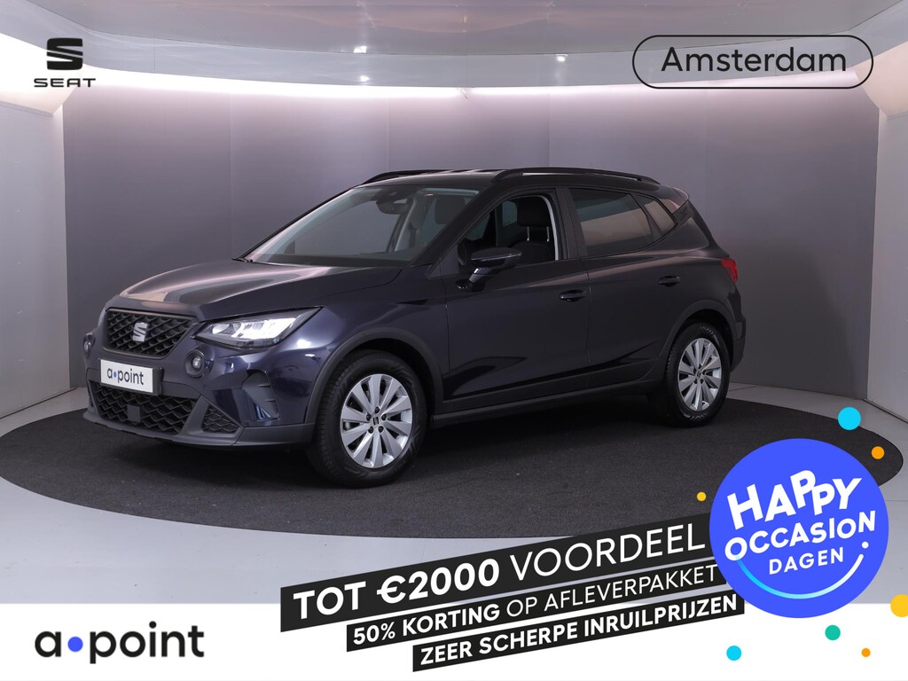 SEAT Arona 1.0 TSI Style Business Intense 95 pk | Navigatie | Trekhaak | Parkeersensoren achter | LED koplampen | Autom. airco | Stoelverwarming |