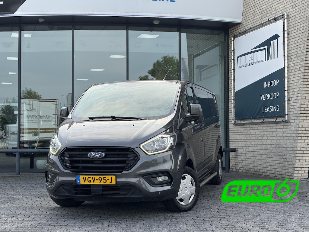 Ford Transit Custom 300 2.0 TDCI L2H1*DC*A/C*CRUISE*HAAK*STOELVERW.*5P