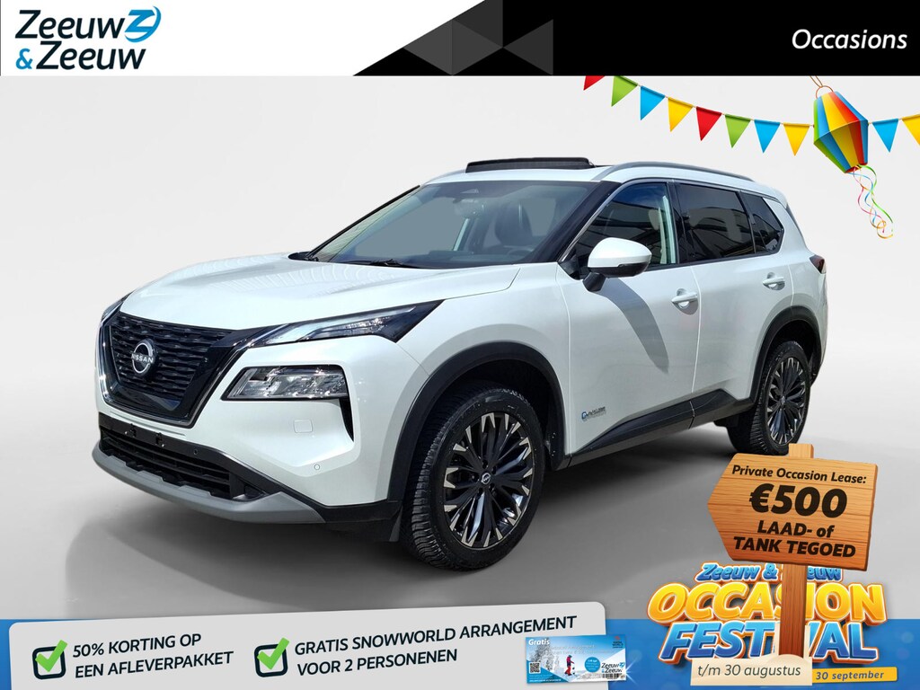 Nissan X-Trail E-Power Tekna | Schuifkanteldak | Carplay | Bomvol optie's | Elektrsiche achterklep | Wk- Actie |