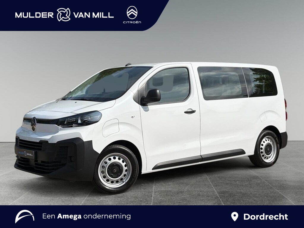 Citroën E-Jumpy Combi L2 75kWh 136pk | ACTIE | 8 jaar garantie | 2,9% financial lease | 9-persoons | Achterklep | Airco | Bluetooth radio | Cruise control | Bestuurdersstoel comfort met armsteun | van €60.196 voor €45.099 incl. BTW rijklaar | TAXI ombouw mogelijk