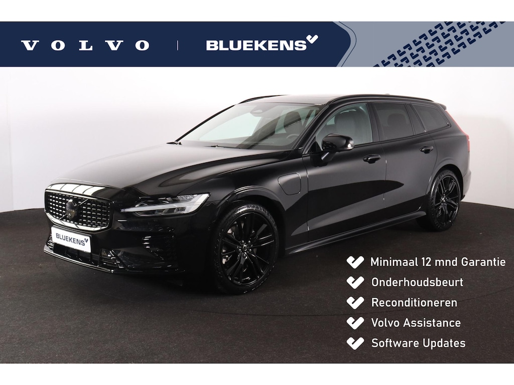 Volvo V60 T8 Performance AWD Plus Dark - Panoramisch schuif-/kanteldak - Intellisafe Assist/Surround - Lederen bekleding - Head-up Display - 360 graden camera - Verwarmbare voorstoelen - Verwarmbaar stuurwiel - Getint glas - 19' Glossy Black velgen - Polestar Optimalisatie