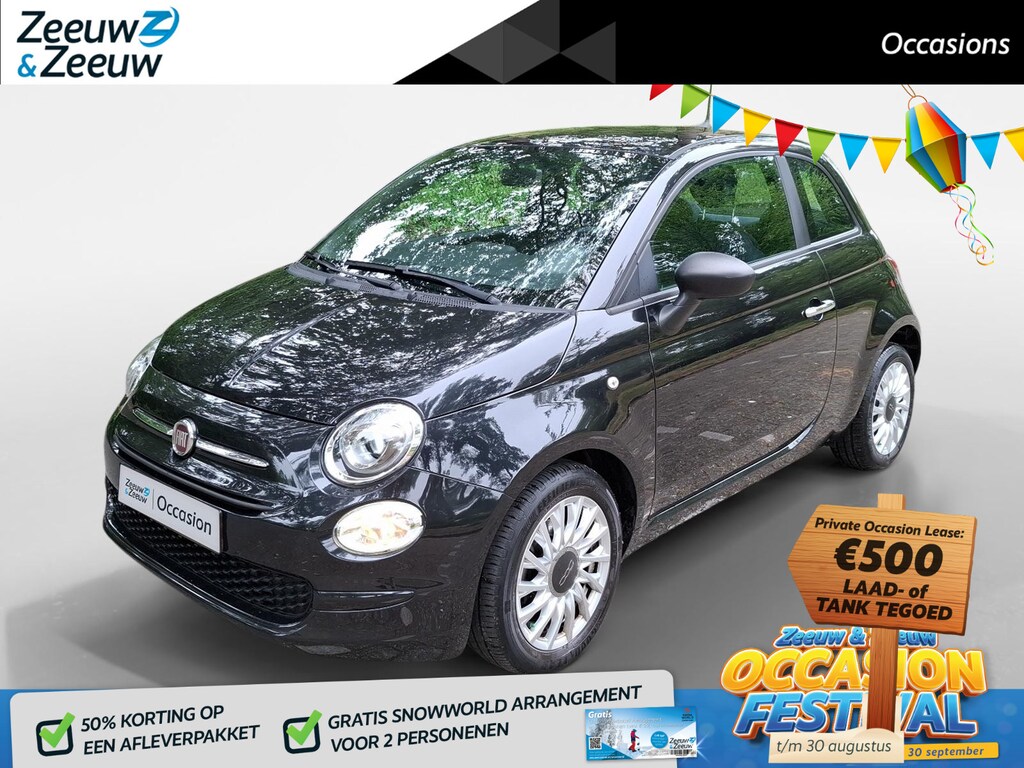 Fiat 500 1.0 Hybrid Cult | NAVIGATIE | TELEFOON | AIRCO | LAGE KILOMETERS |