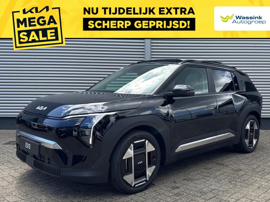 Kia EV3 81,4 kWh 204pk Plus Advanced | Schuif/Kanteldak | Stoel/Stuurwielverwarming | Camera | Elektrische Stoel |