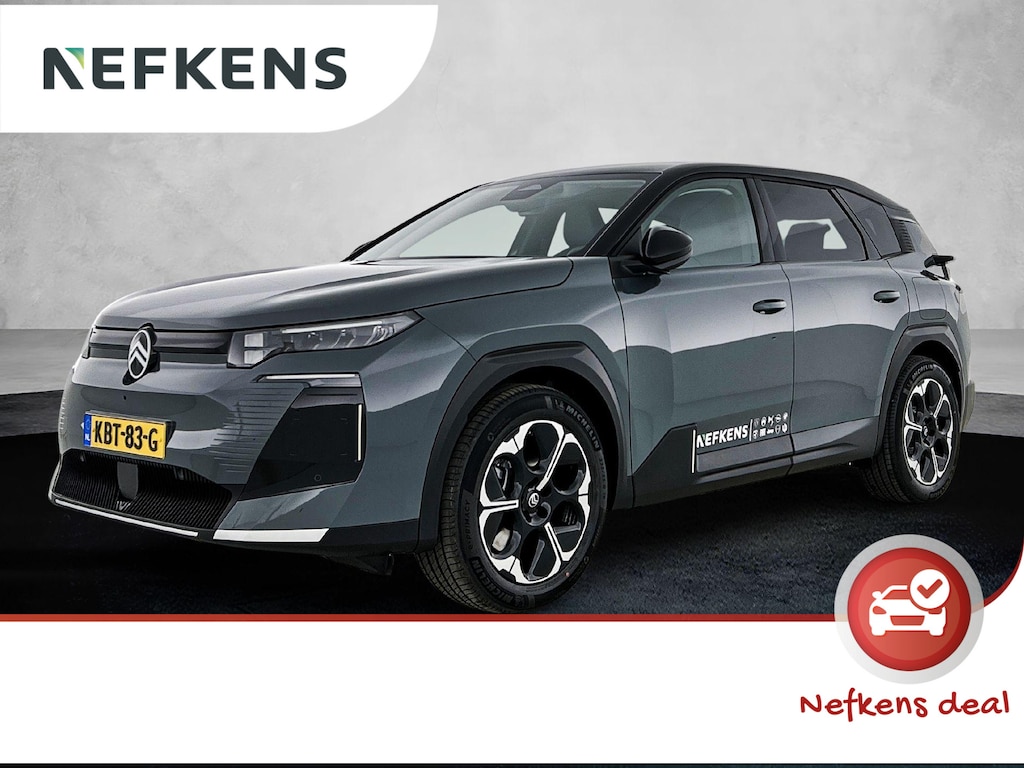 Citroën C5 Aircross e-C5 SUV Plus Comfort Range 73 kWh | DEMO | 519km WLTP Actieradius | Navigatie | Adaptive cruise control | 360 graden camera | Elektrische achterklep | Draadloze telefoonlader | 19" lichtmetalen velgen