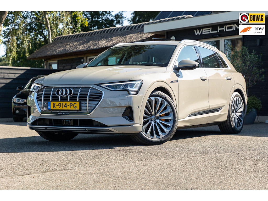 Audi E-tron E-tron 55 quattro advanced Pro Line Plus 95 kWh Soh 95% I Siambiege I Luchtvering I Stoelkoeling & verwarming I B&O
