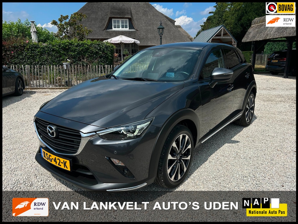 Mazda CX-3 2.0 GT-M H Leder, Head up, Navi, Camera Stoelverwarming