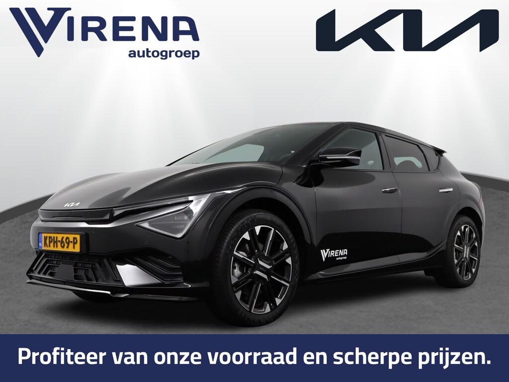 Kia EV6 GT-Line Business Edition 84 kWh LED Matrix - Stoel-/Stuurverwarming - Elektr.bedienbare achterklep - Achteruitrijcamera - Fabrieksgarantie t/m 2033