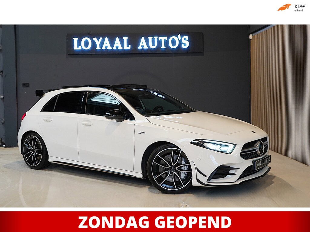 Mercedes-Benz A-klasse AMG 35 4MATIC Edition 1 | AERO PAKKET | PANO | STOELVERW. | 360 CAMERA | MEMORY | APK.