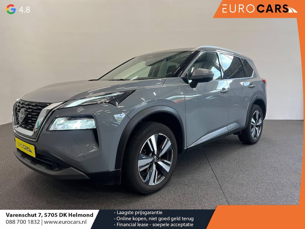Nissan X-Trail 1.3 DIG-T Tekna 7p. Climate control Adaptieve cruise control Navigatie Panoramdak Voorstoelen verwarmd Keyless Camera Parkeersensoren Led Stuur verwarming Apple Carplay/ Android Auto