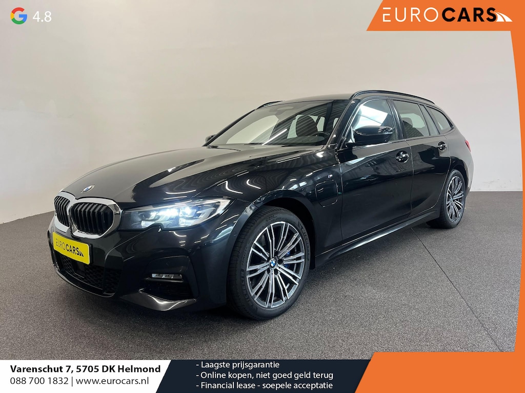 BMW 3-Serie Touring 330e High Executive M-Sport Surround View Camera Adaptieve Cruise Control M Sportremsysteem Parkeersensoren Stuur + stoel verwarming Navigatie Led Keyless Apple Carplay/ Android Auto