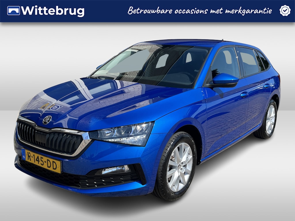 Skoda Scala 1.0 TSI Online Edition / CRUISE/ SMARTLINK/ AIRCO/ PARK. SENSOREN/ DAB/ MULTIMEDIA/ PRIVACY GLASS/ 16" LMV