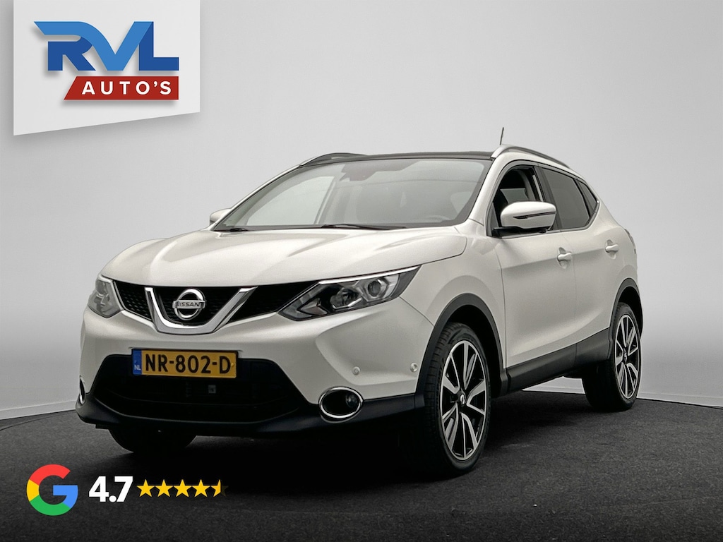 Nissan Qashqai 1.2 Tekna | Origineel Nederlands | Panorama dak | Leder | Navigatie | 360° camera | Stoelverwarming |