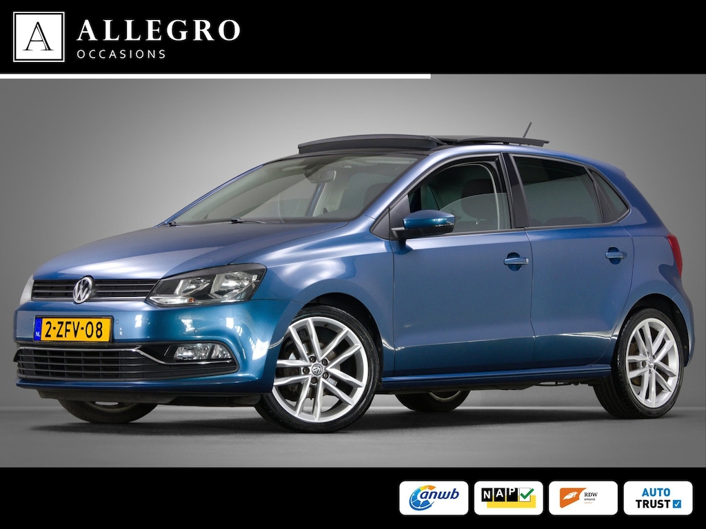 Volkswagen Polo 1.2 TSI Highline (PANORAMADAK, CRUISE CONTROL, CLIMATE CONTROL, NAVIGATIE, PDC, LM-VELGEN, SPORTONDERSTEL, NAP)