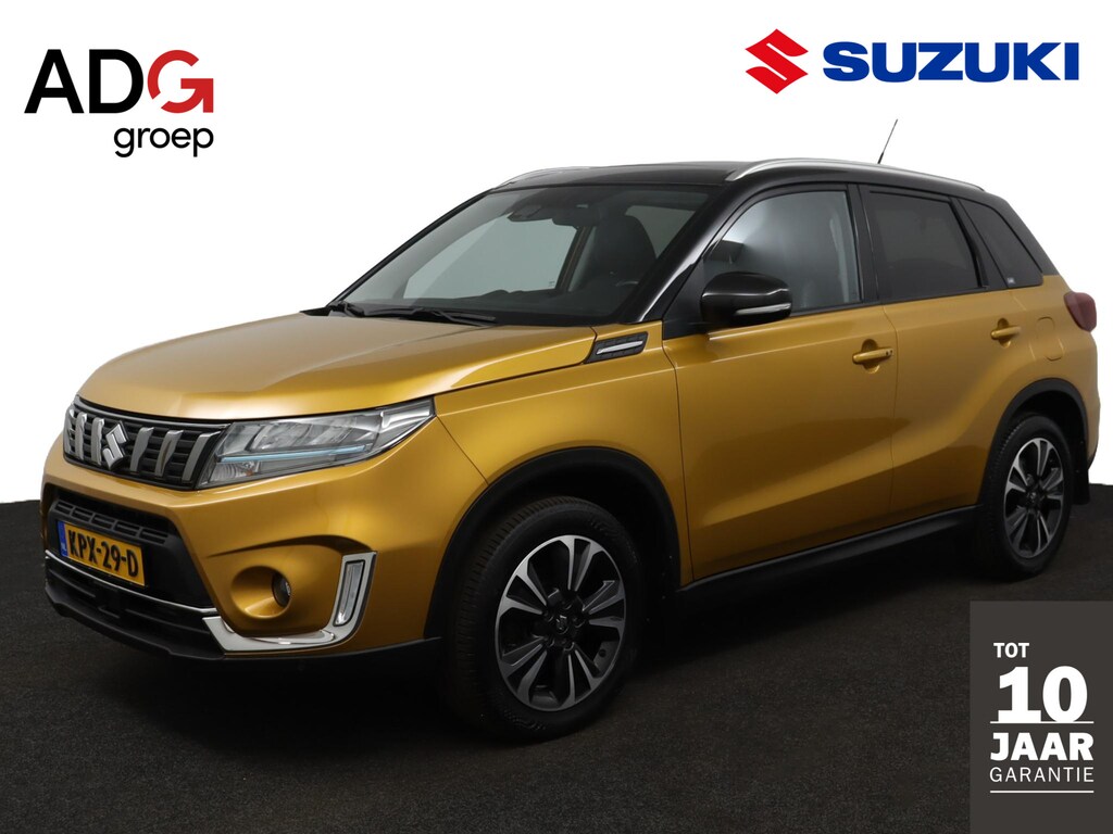 Suzuki Vitara 1.4 Boosterjet Style Smart Hybrid AllGrip | 4X4 | Climate control | Cruise control adaptive | Navigatie | Apple carplay, Android auto | Trekhaak | Panoramadak | Stoelverwarming |
