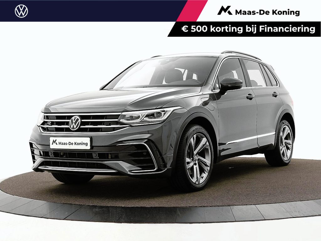 Volkswagen Tiguan 1.4 TSI 245pk DSG eHybrid R-Line Business · Apple/Android Car Play · Wegklapbare Trekhaak · Alarm · Dodehoek Detectie · Stoel-& Stuurverwarming · 19'' Inch ·