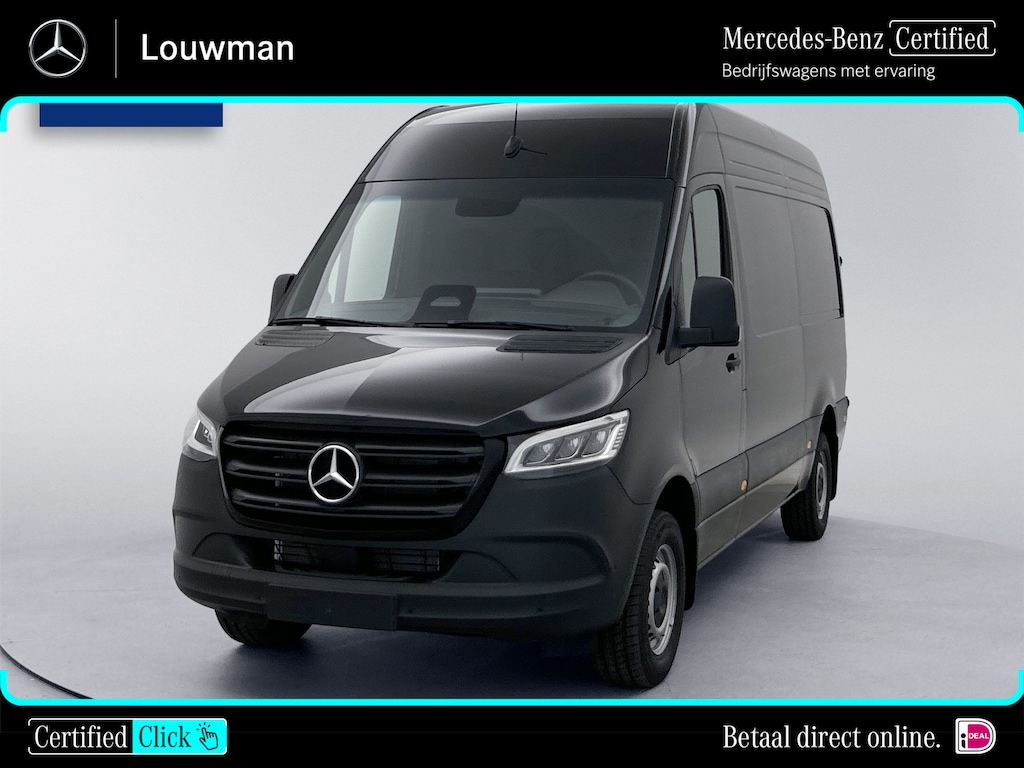 Mercedes-Benz Sprinter 317 CDI L2H2 Pro Navigatie Parkeerpakket Stoelverwarming Betimmering Trekhaak 24 maanden Mercedes Certified garantie