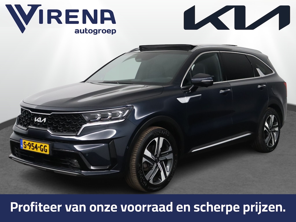 Kia Sorento 1.6 T-GDI Hybrid 2WD ExecutiveLine 5p. - Schuif-/kanteldak - Stoelverwarming-/ventilatie - Navigatie - Trekhaak - Climate Control - Fabrieksgarantie tot 01-2030