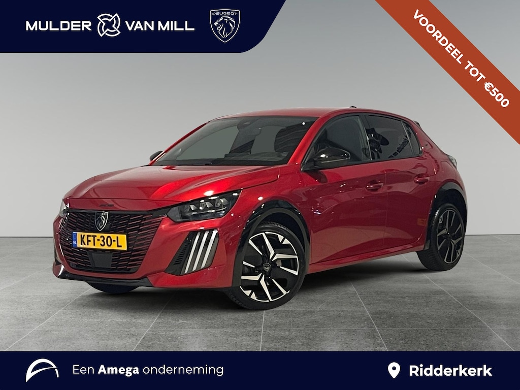 Peugeot 208 GT 1.2 Turbo 100pk | ADAPTIVE CRUISE | NAVI | 360° CAMERA | DODEHOEKBEW. | CLIMA | KEYLESS ENTRY | LEDER/STOF | DAB+ | ISOFIX |