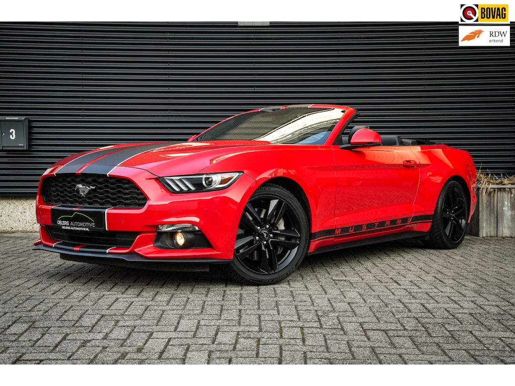 Ford Mustang Convertible 2.3 EcoBoost 317pk| 1e Eig. | EU Model | 100% Ford Service | GT-Pack | Full Options! |