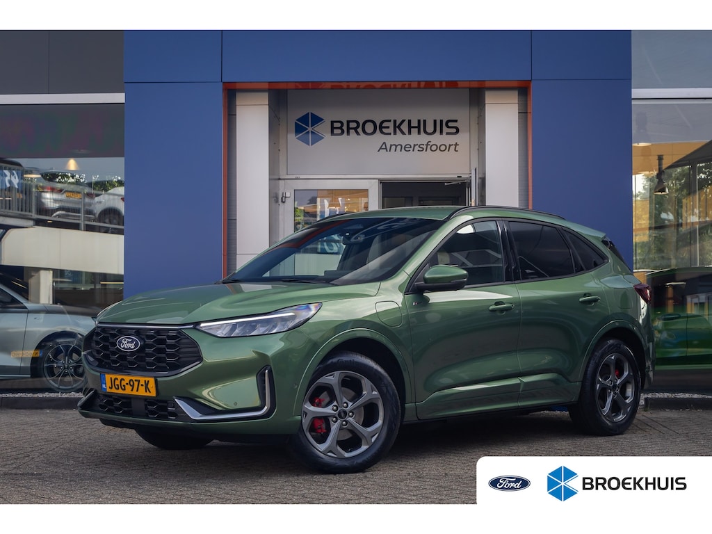 Ford Kuga 2.5 PHEV ST-Line X | Adaptief Cruise control | Trekhaak elektrisch | Elektrisch stoelen met geheugen | 360 Camera | Winterpack + Stoelverwarming Achter | Dodehoek Detectie | Alcantara / Leder | B&O | Apple Carplay/Android Auto | Apple Carplay/Android Auto|telefoonintegratie premium | Audio installatie premium | Cruise control adaptief met Stop&Go en stuurhulp