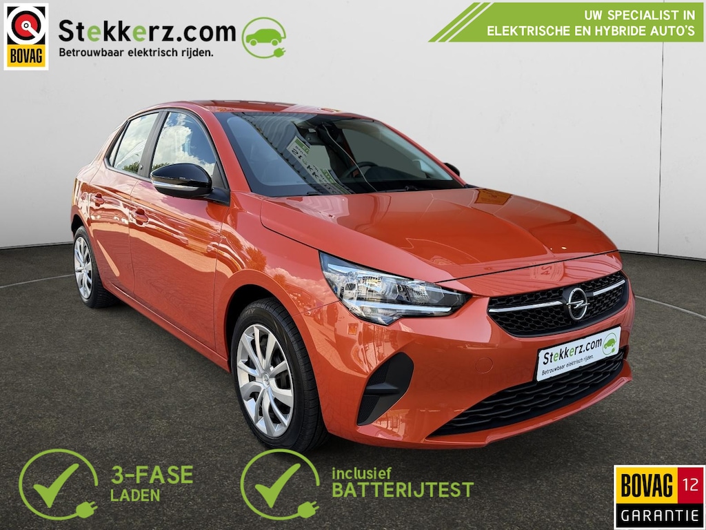 Opel Corsa-e Edition 50 kWh 3-Fase, Warmtepomp, SOH 100%,All-in prijs incl. 12 Maanden Bovag