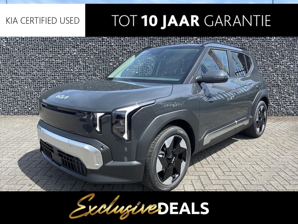 Kia EV2 Plus Advanced 42.2 kWh Open Dak | Adapt. Cruise | Stoelverwarming | Camera | Clima | Navi | LM Velgen