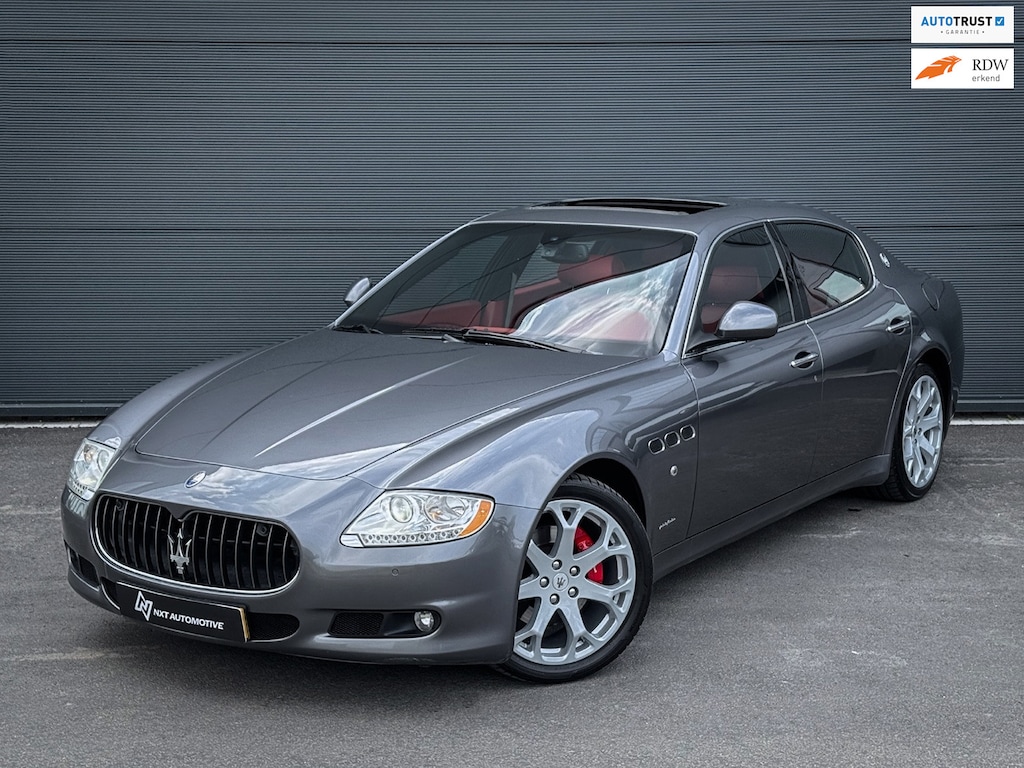 Maserati Quattroporte 4.2 Bose, Massage, schuif/kanteldak, Rode Leder interieur, 19'' velgen, Navi