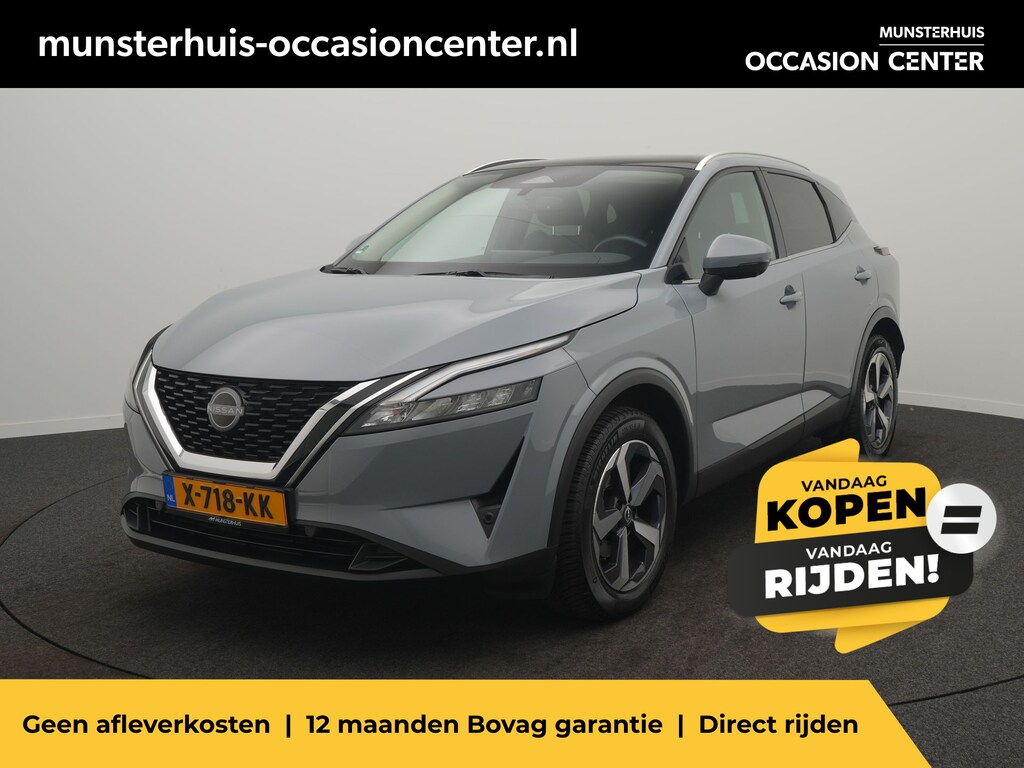 Nissan Qashqai 1.3 MHEV Xtronic N-Connecta - RIJKLAARPRIJS - All Seasonbanden - Rondomzichtcamera - Panoramadak - Trekhaak