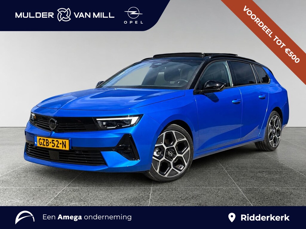 Opel Astra ST GS 1.2 Turbo Hybrid 145pk e-DCT6 | SCHUIF/KANTELDAK | LED PIXEL VERLICHTING | HEAD UP DISPLAY | NAVI PRO | ISOFIX | TREKHAAK |