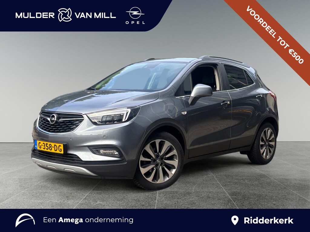 Opel Mokka X Innovation+ 1.4 Turbo 140pk | TREKHAAK | LEDER | NAVI PRO | KEYLESS | CAMERA | STOEL- EN STUURVERW. |