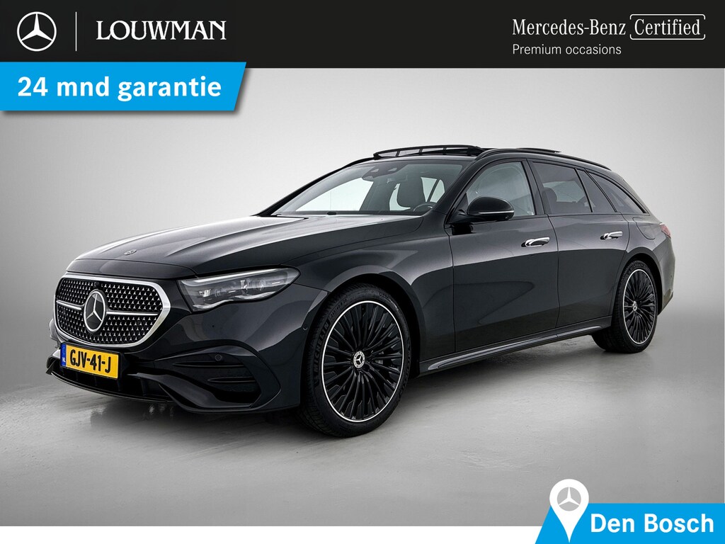 Mercedes-Benz E-klasse Estate 300 e AMG-line Premium Plus | Trekhaak| Night pakket | Airmatic | Panorama schuif/kanteldak | Adapt.Cruise | Alarm scm3 | HUB | Burmester® Surround | leder pakket | Park pilot icm 360°-camera | Memory seats pack | Keyless Go | nw prijs € 99.381,-