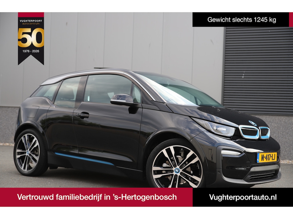 BMW i3 Executive 120Ah 42 kWh/Leder/Sunroof/Carplay/W-pomp/Camera/20"/3-Fase