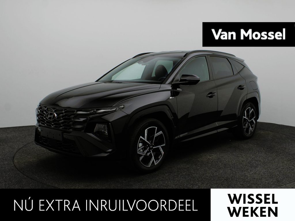 Hyundai Tucson 1.6 T-GDI PHEV N Line Business | Extra Voordeel | Leder/Suede Interieur | N-Line Exterieur | Apple Carplay/Android Auto | Stoelverwarming | Lichtmetalen Velgen 19''| ACTIEPRIJS, VRAAG NAAR DE VOORWAARDEN |