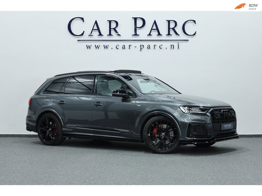 Audi Q7 60 TFSI e quattro Competition 456+PK 3x S-LINE/MAXTON/B&O/SFEER/PANO/LUCHT/RS ZETELS+S.VERWARMING/22"/ACC/12 MND GARANTIE