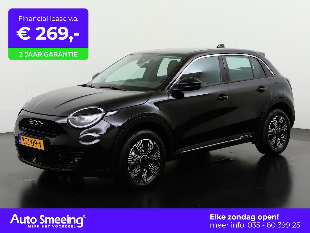 Fiat 600 1.2 Hybrid Urban 145pk | 360 Camera | Navigatie | Apple Carplay | Zondag Open!