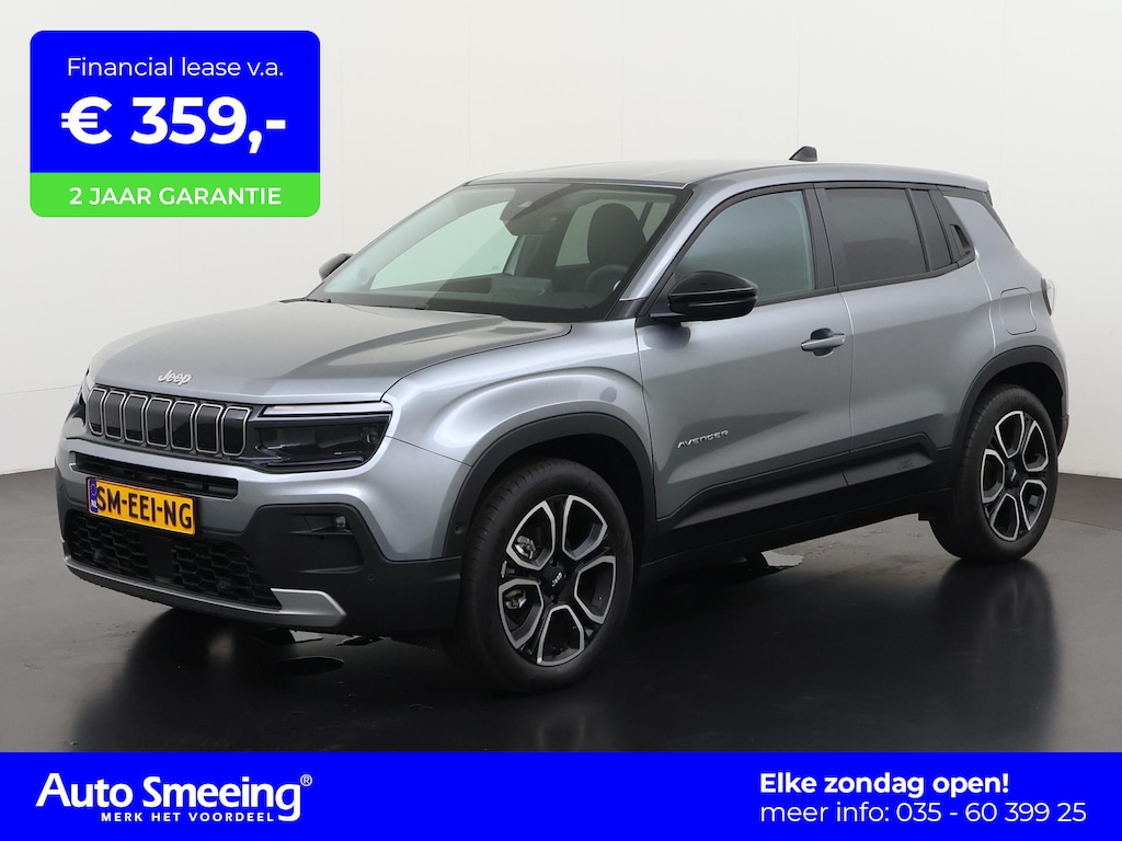 Jeep Avenger Summit 54 kWh 3 fase | SOH 97% | Camera | Carplay | Blind spot | Zondag open!