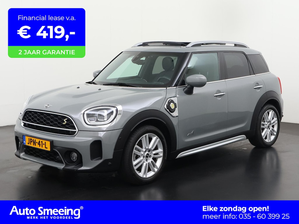 MINI Countryman 2.0 Cooper SE ALL4 Design | SOH 93% | Panoramadak | Leder | Head Up | Zondag Open!