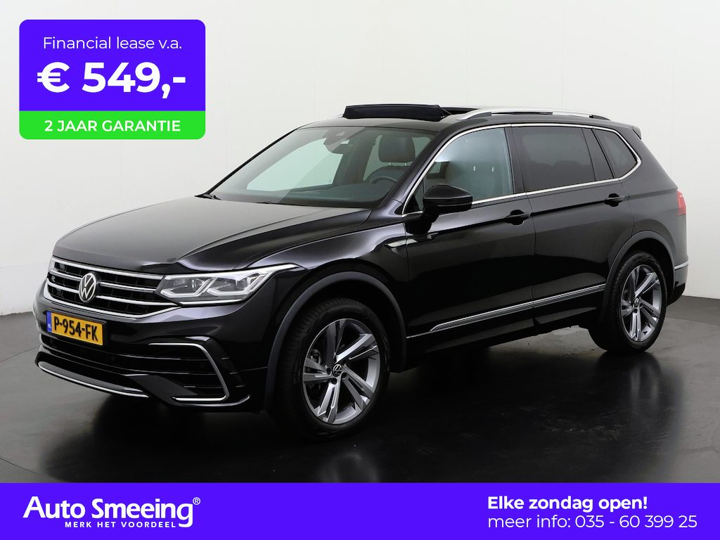 Volkswagen Tiguan Allspace 1.5 TSI R-Line DSG | 7 Persoons | Trekhaak | Panoramadak | Zondag Open!