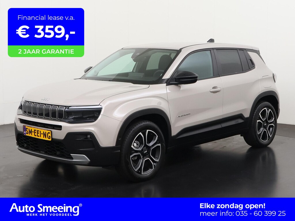 Jeep Avenger Summit 54 kWh 3 fase | SOH 97% | Camera | Carplay | Blind spot | Zondag open!