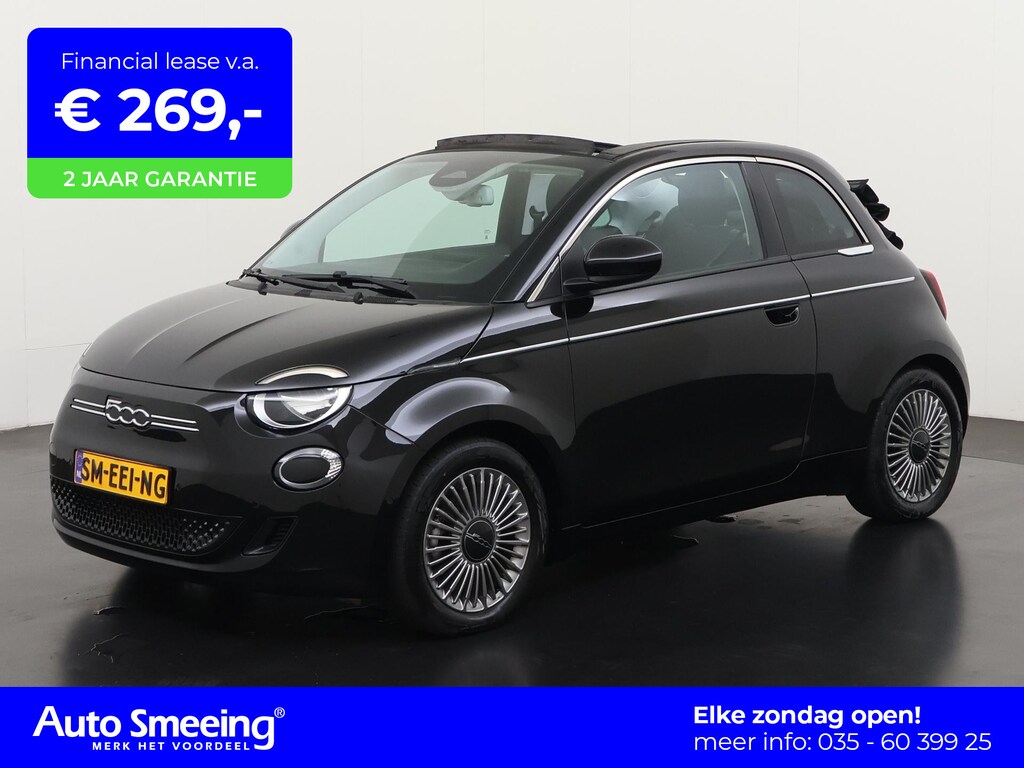 Fiat 500e C Icon 42 kWh | SOH 97% | 360 Camera | Apple Carplay | Stoelverwarming | Zondag Open!