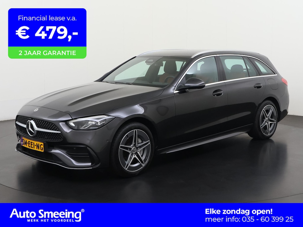 Mercedes-Benz C-klasse Estate 300e AMG Line | Trekhaak | Distronic Plus | Leder | Zondag Open!