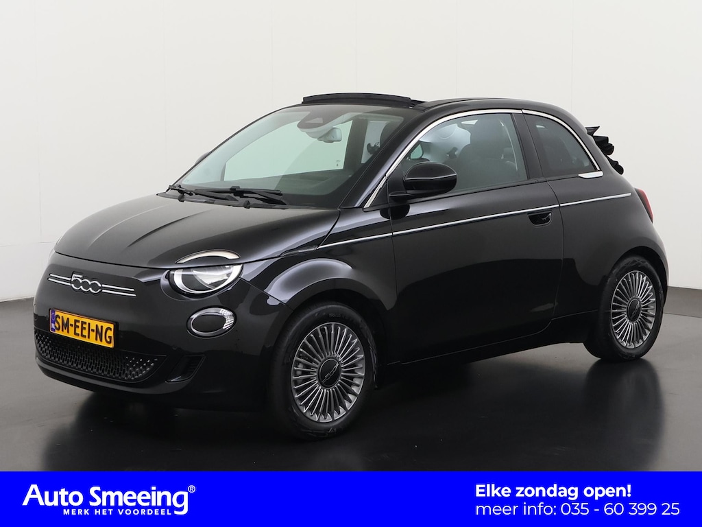 Fiat 500e C Icon 42 kWh | SOH 96% | 360 Camera | Apple Carplay | Stoelverwarming | Zondag Open!