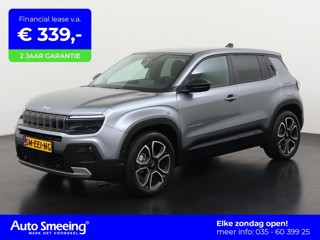 Jeep Avenger Summit 54 kWh 3 fase | SOH 96% | Camera | Carplay | Blind spot | Zondag open!