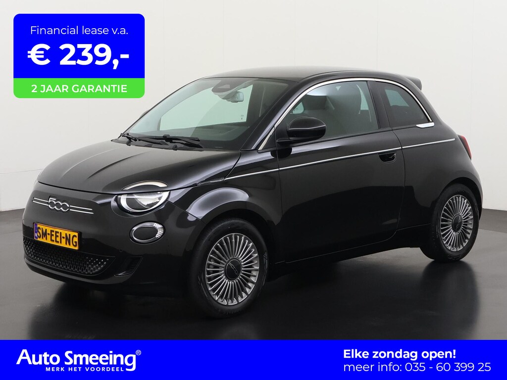 Fiat 500e Icon 42 kWh | SOH 97% | 360 Camera | Apple Carplay | Stoelverwarming | Zondag Open!